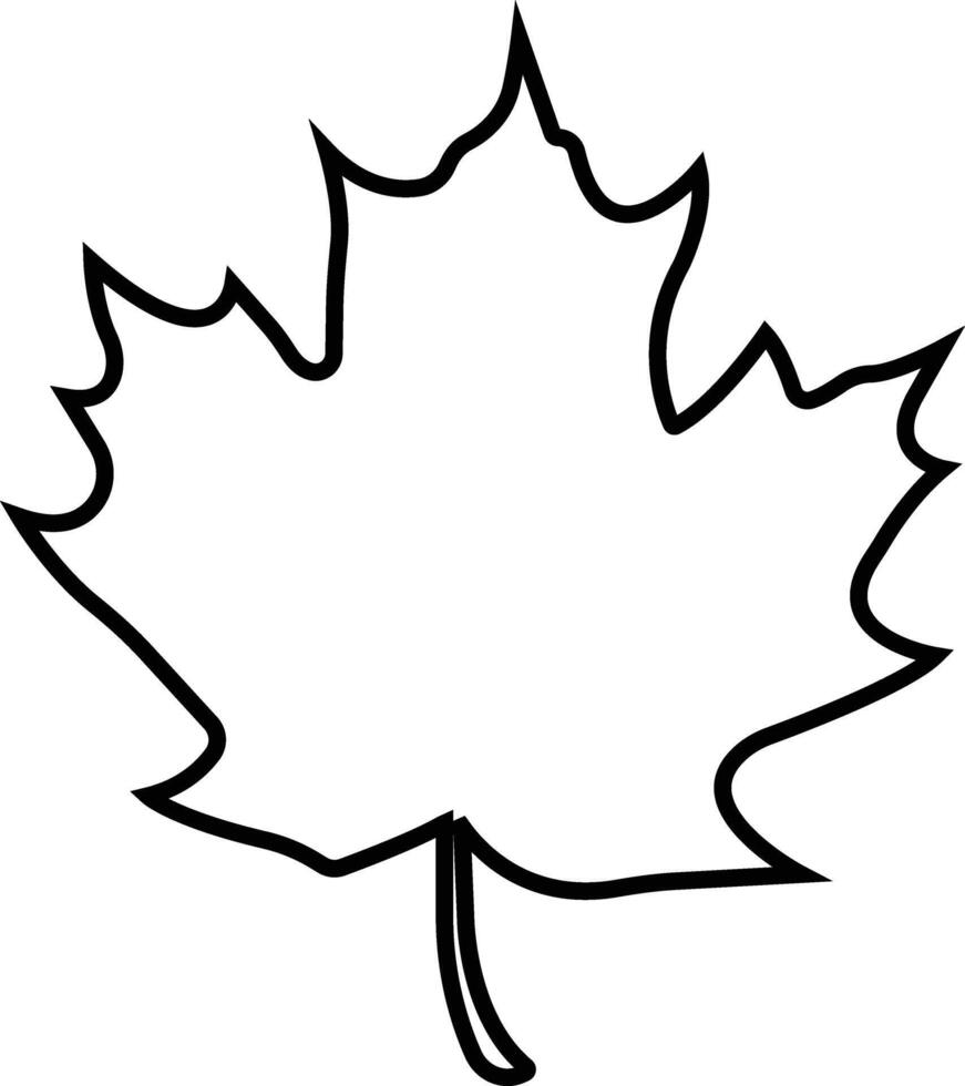 otoño hojas icono en línea estilo. aislado en varios caído hojas otoño concepto. arce árbol hoja. estacional fiesta acción de gracias saludo tarjeta. vector para aplicaciones sitio web