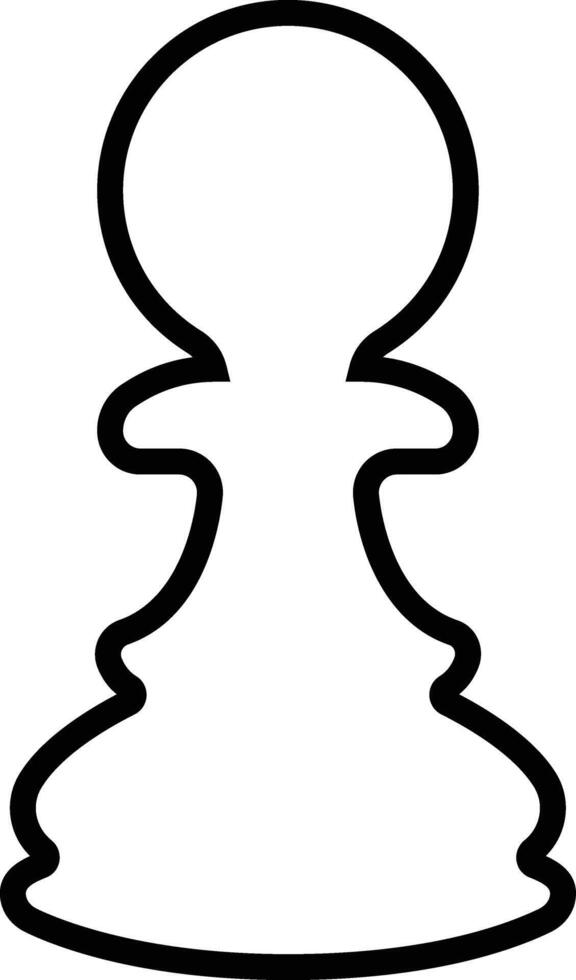 Chess icon in line. isolated on Chess piece, Checkmate. Pawn, Knight, Queen, Bishop, Horse, Rook, Strategy sports activity Smart board game elements vector for apps web