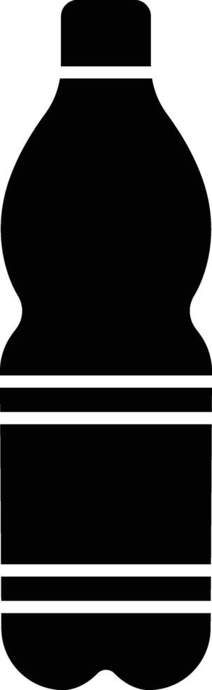 Plastic bottle icon in flat style. isolated on design Plastic water bottle. Container water bottle sign vector for apps and website