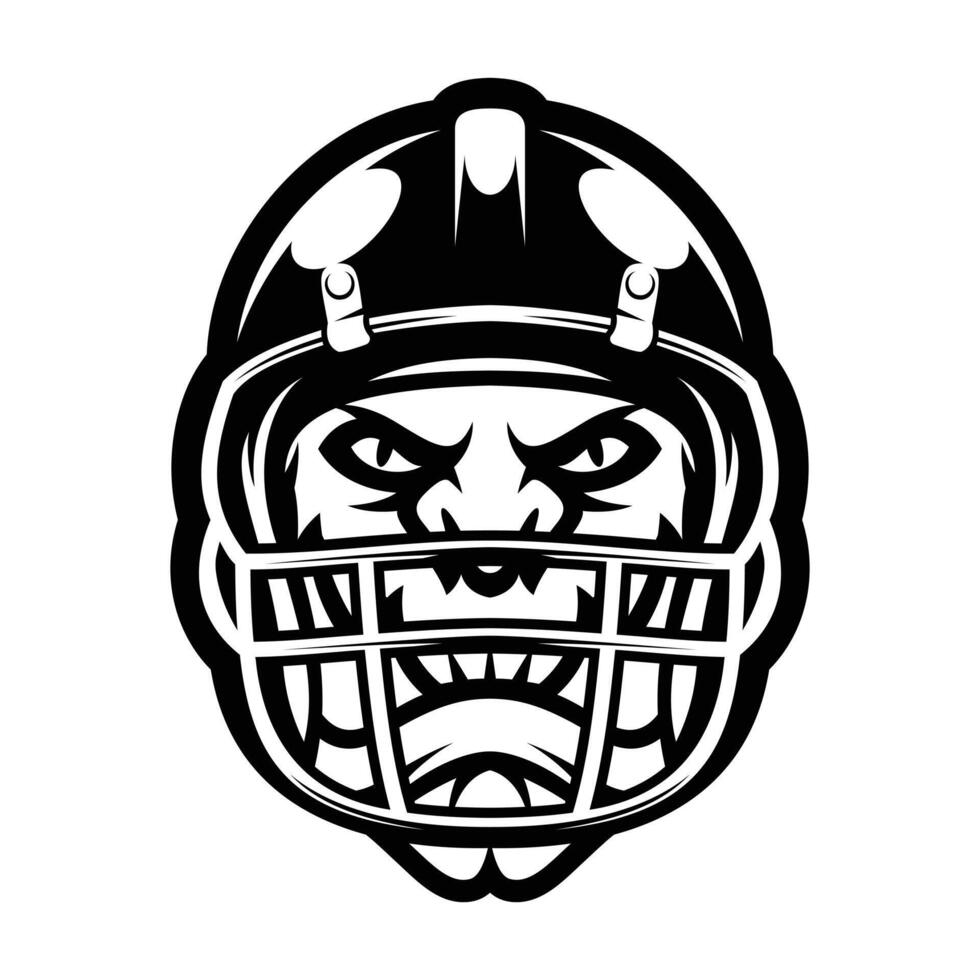 Ogre Rugby Outline vector