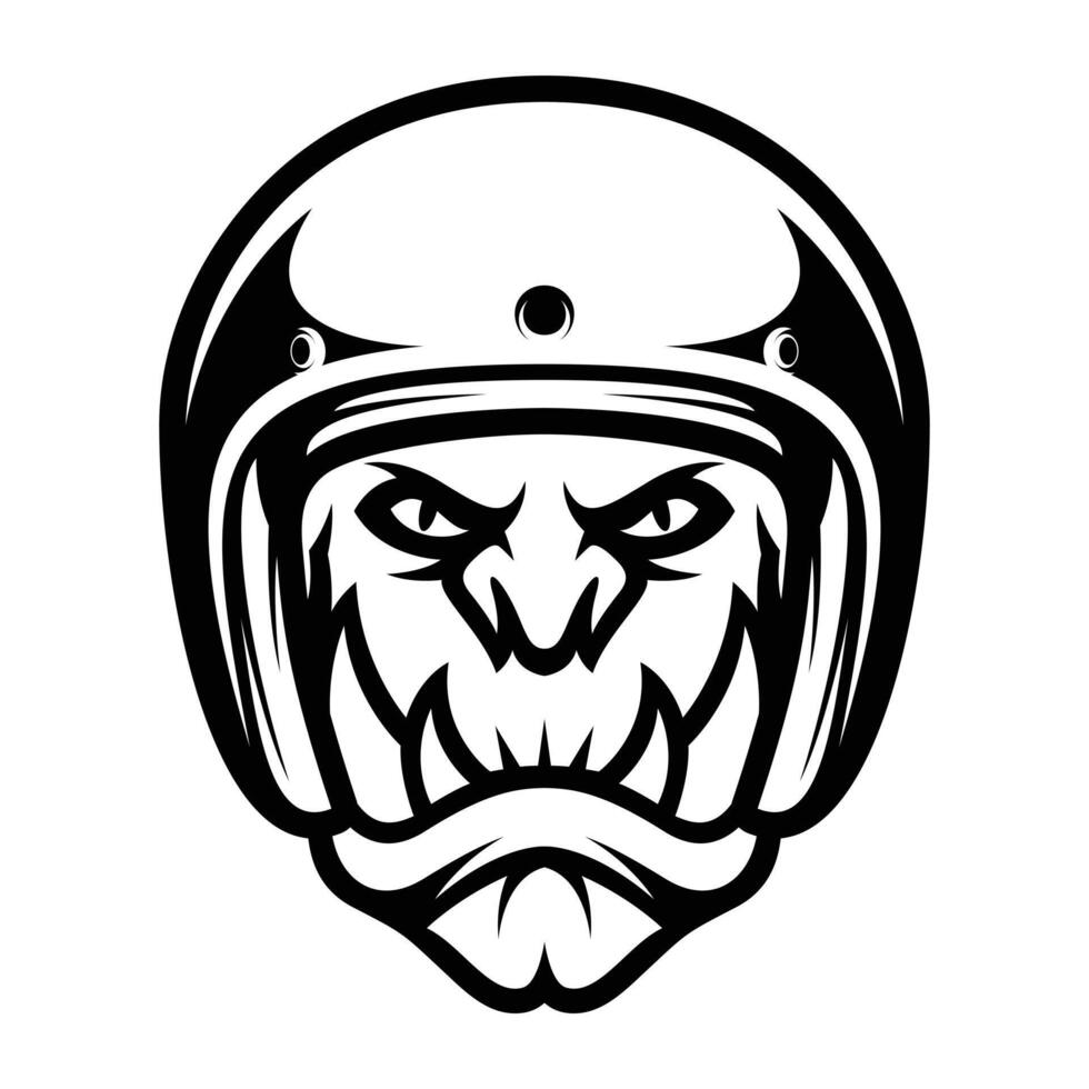 Ogre Ride Outline vector