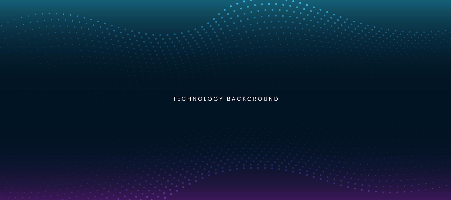 abstract technology particles dots background vector
