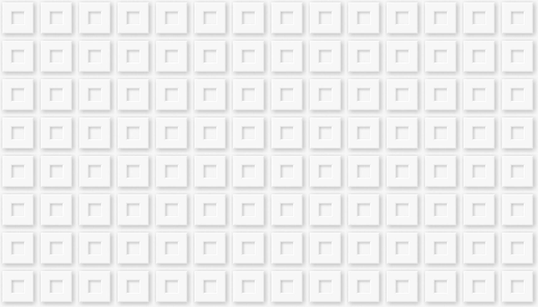 Square abstract white background. Modern minimalist square geometric background vector