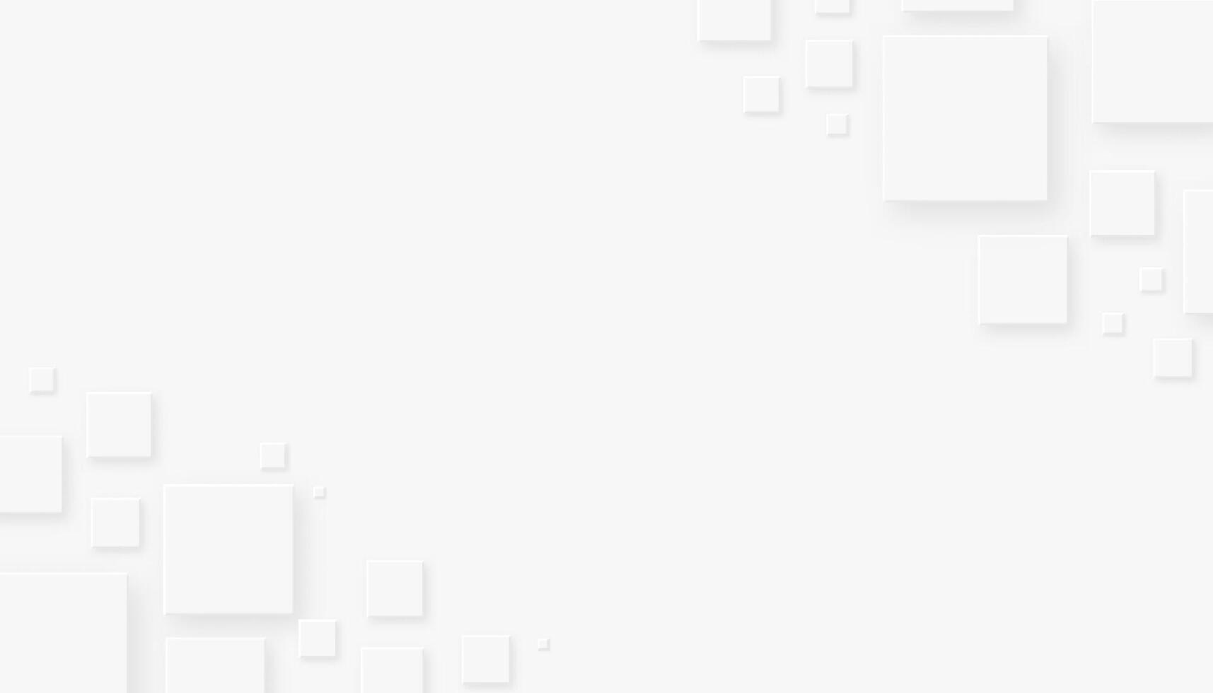 Square abstract white background. Modern minimalist square geometric background vector
