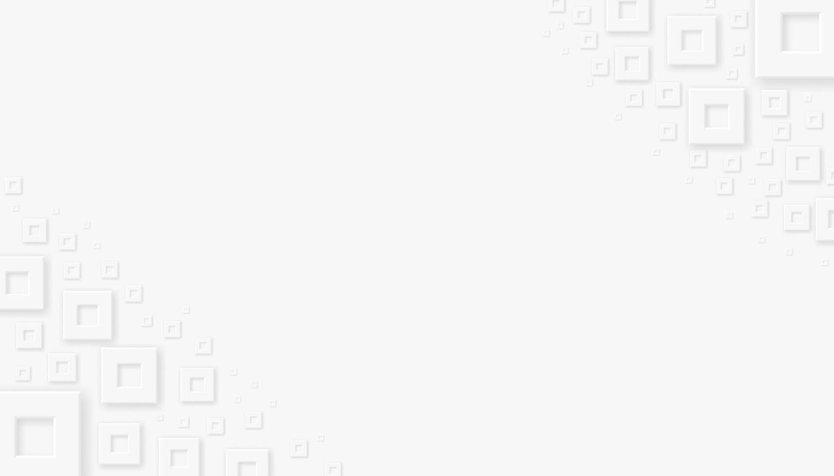 Square abstract white background. Modern minimalist square geometric background vector