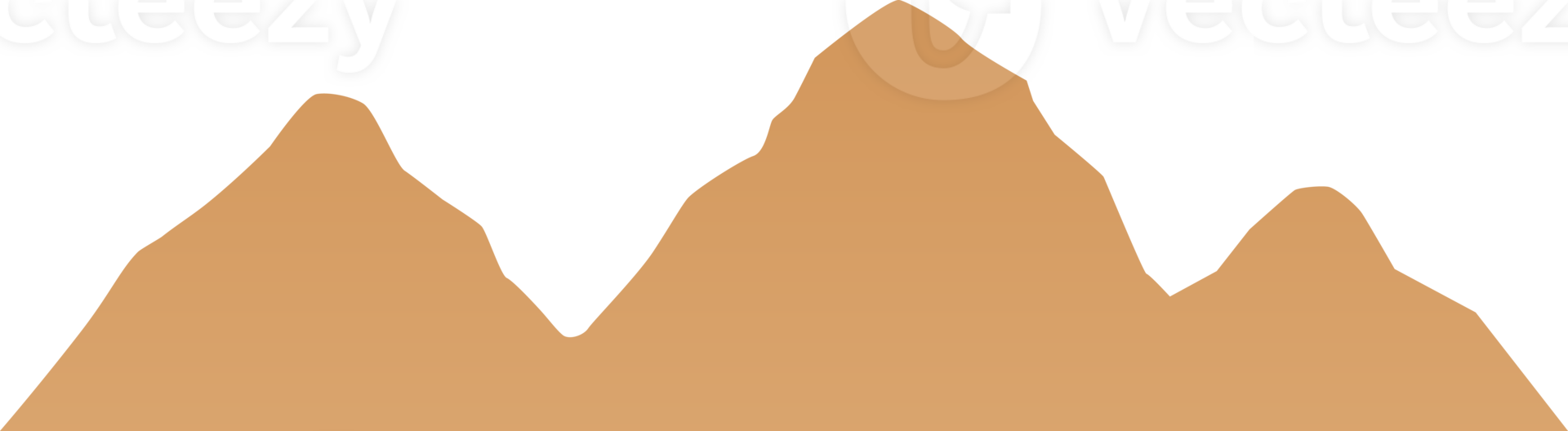 traditional brown mountains png