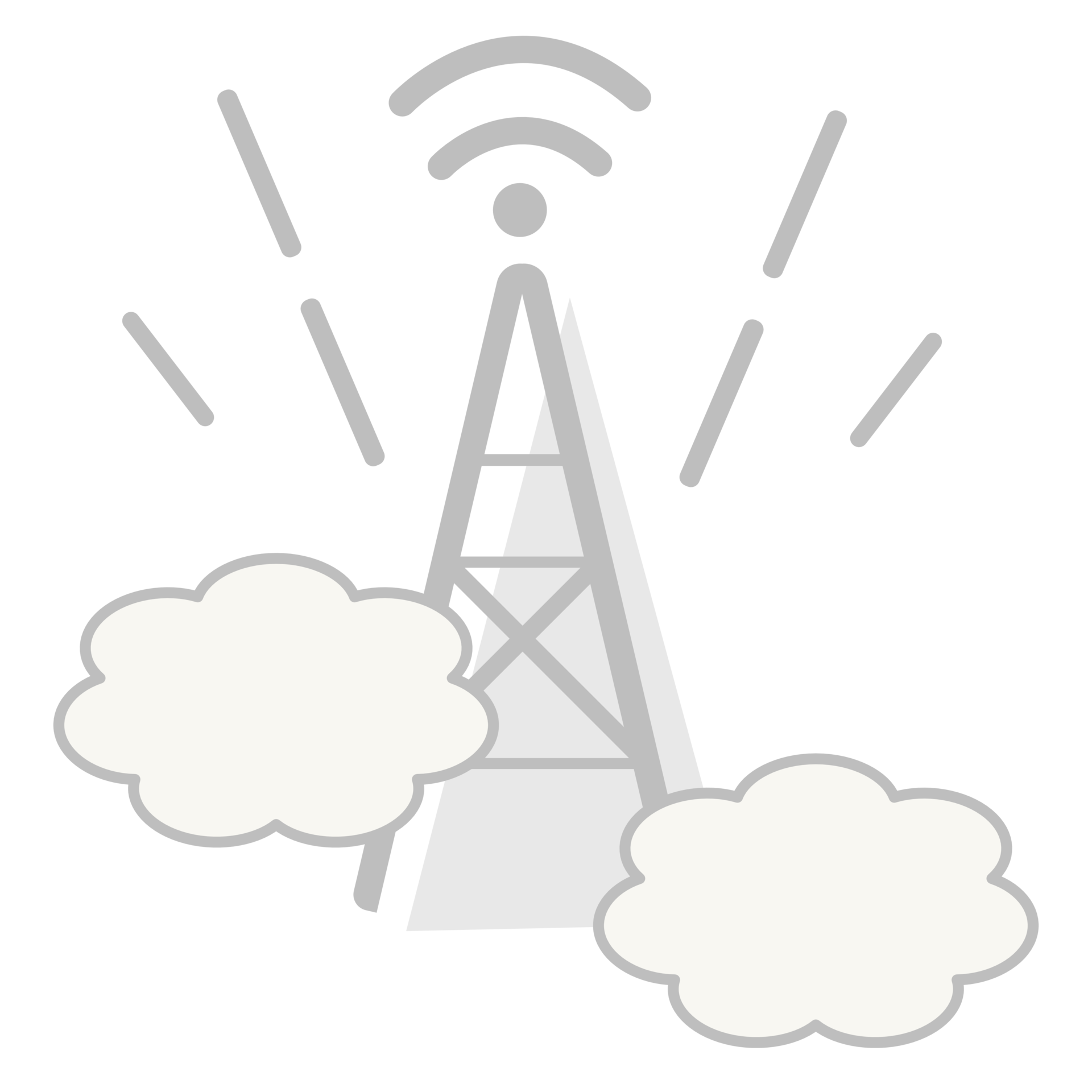 Antenna tower icon. Wireless radio signal symbol. 37468793 PNG