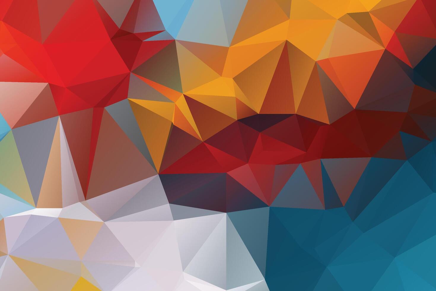 Abstract background with a low poly design Vector. vector
