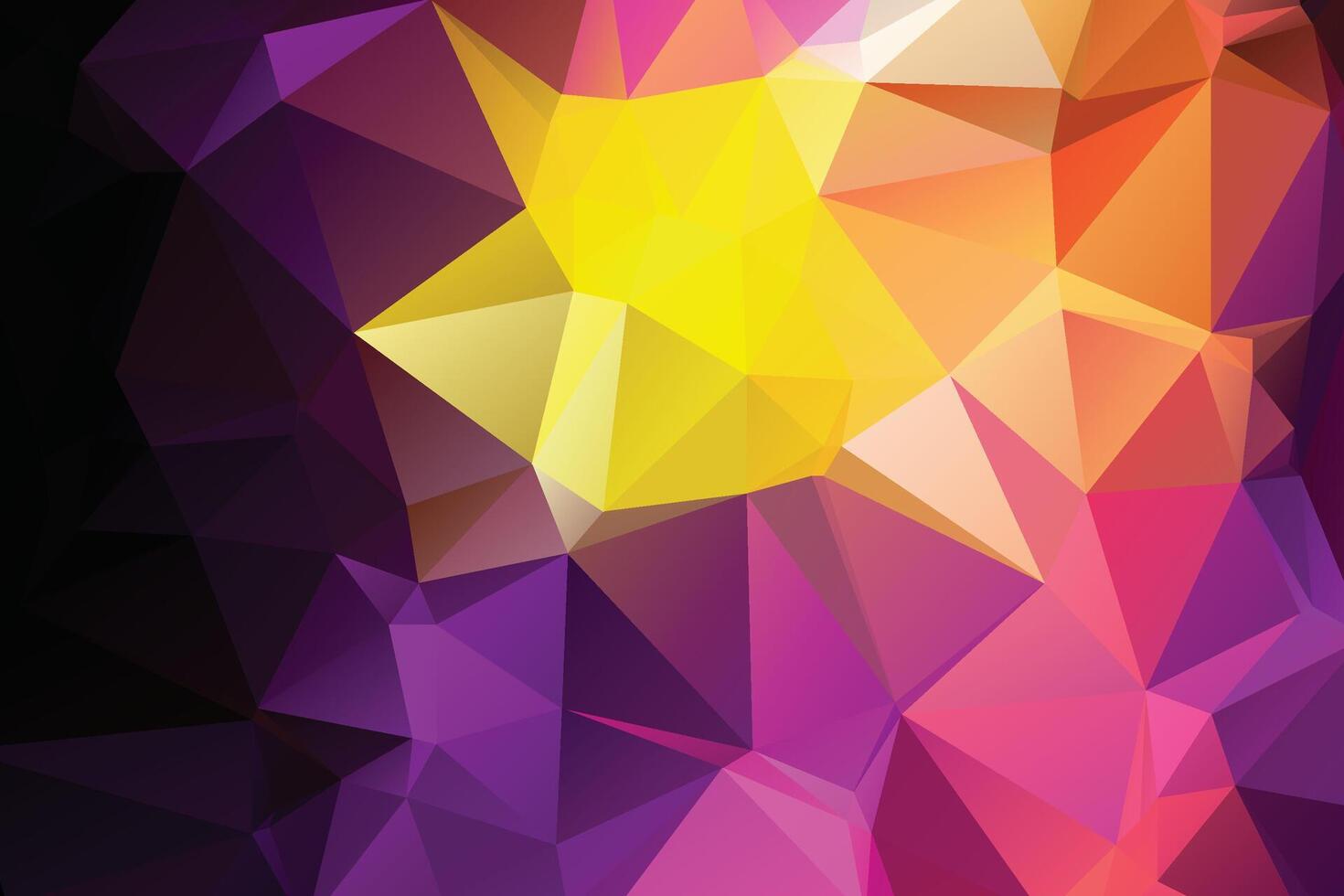 Abstract background with a low poly design Vector. vector