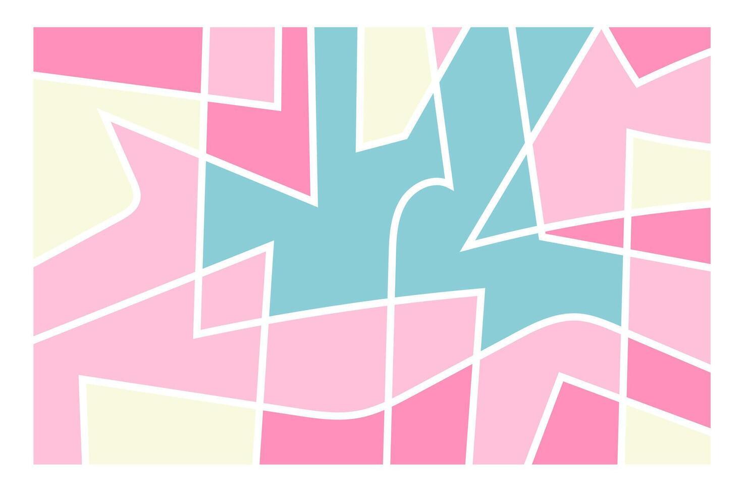 Vector Pastel of Pink Mozaic Abstract Background Graphic Resource