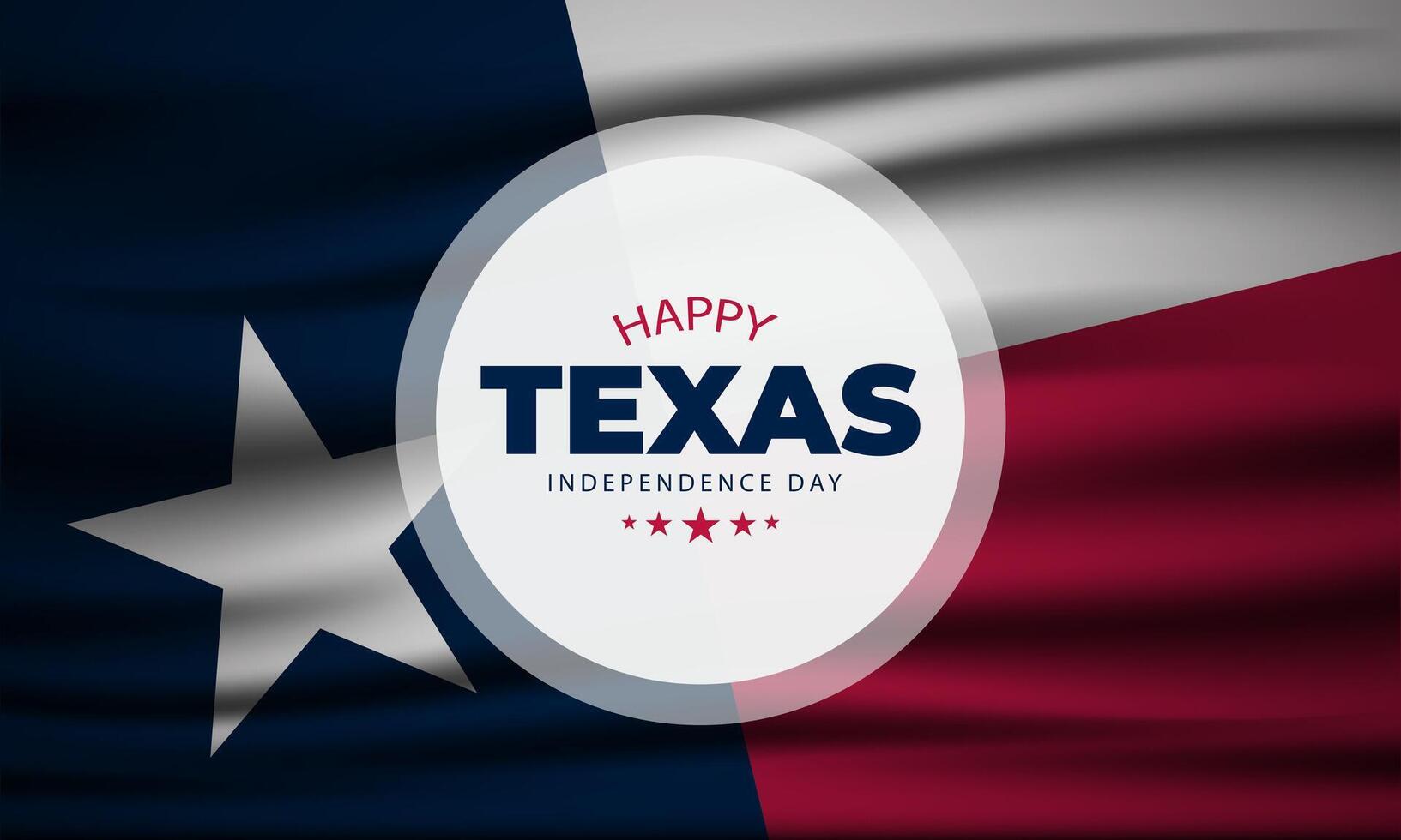 Texas Independence Day Background vector illustration