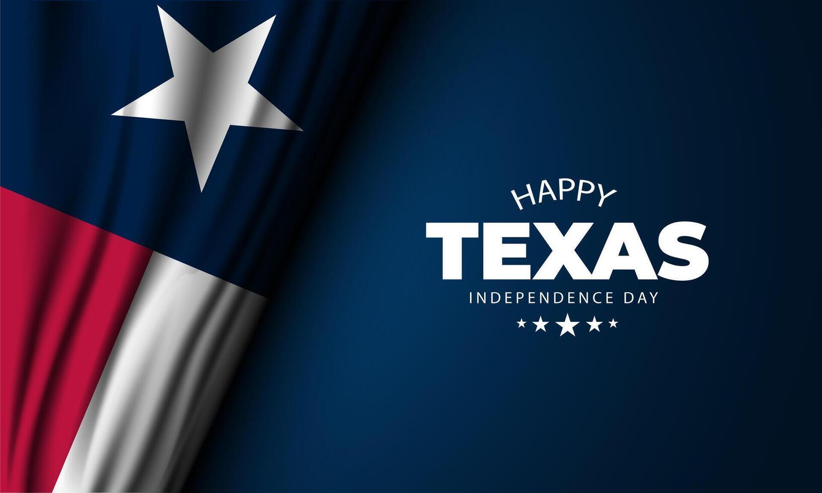 Texas Independence Day Background vector illustration