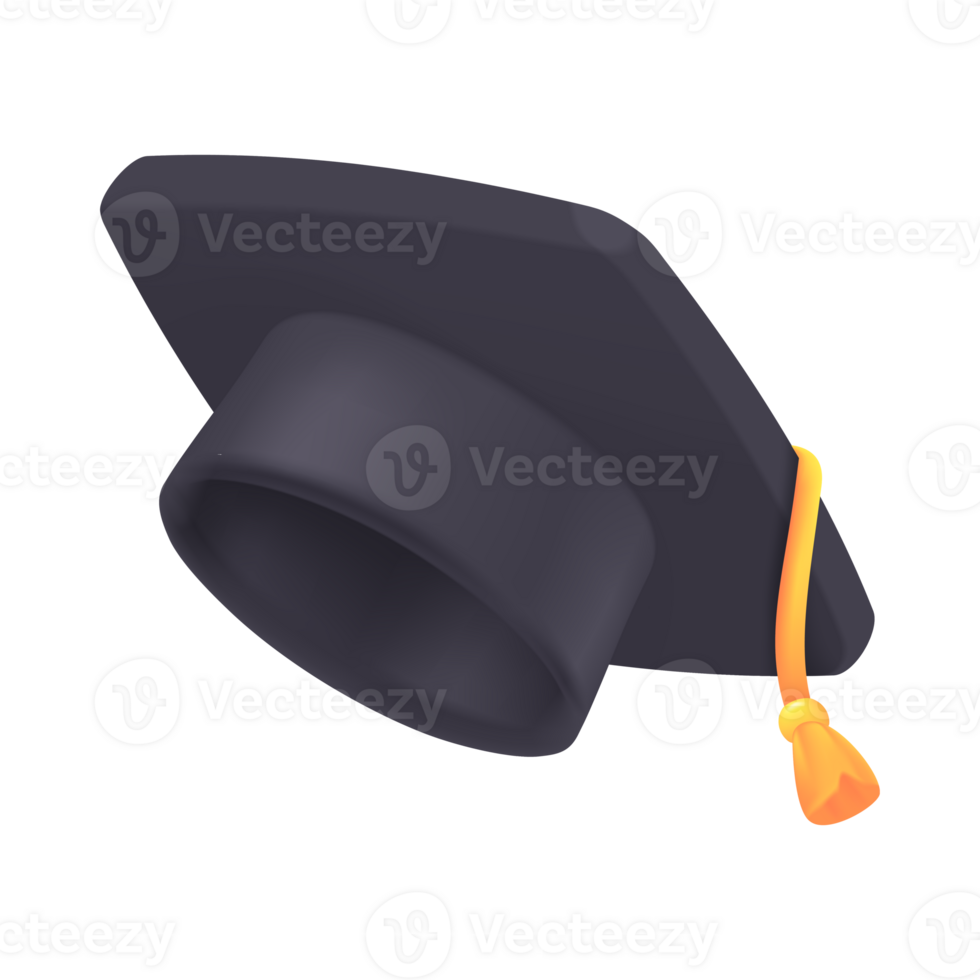 3d Grad Deckel. Universität Abschluss. Ausbildung Lektionen im Lernen Kurse. png