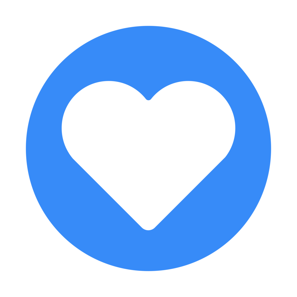 Blue Heart Icon png