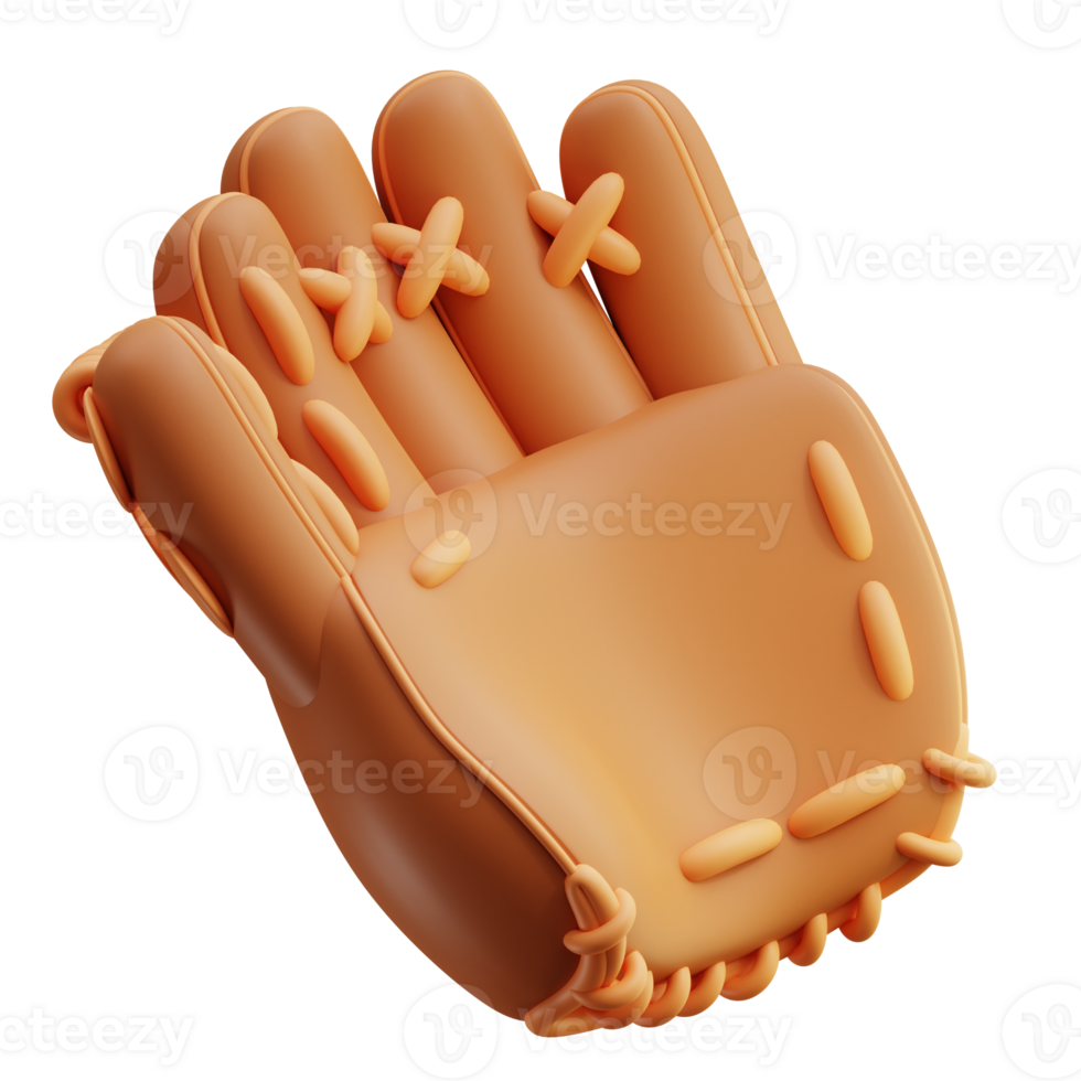 3d illustration Baseball Infielders Gloves png