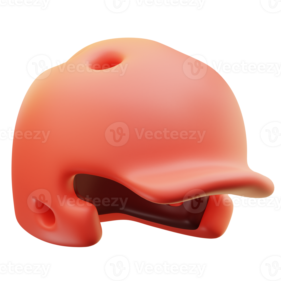 3d illustration batting helmets png