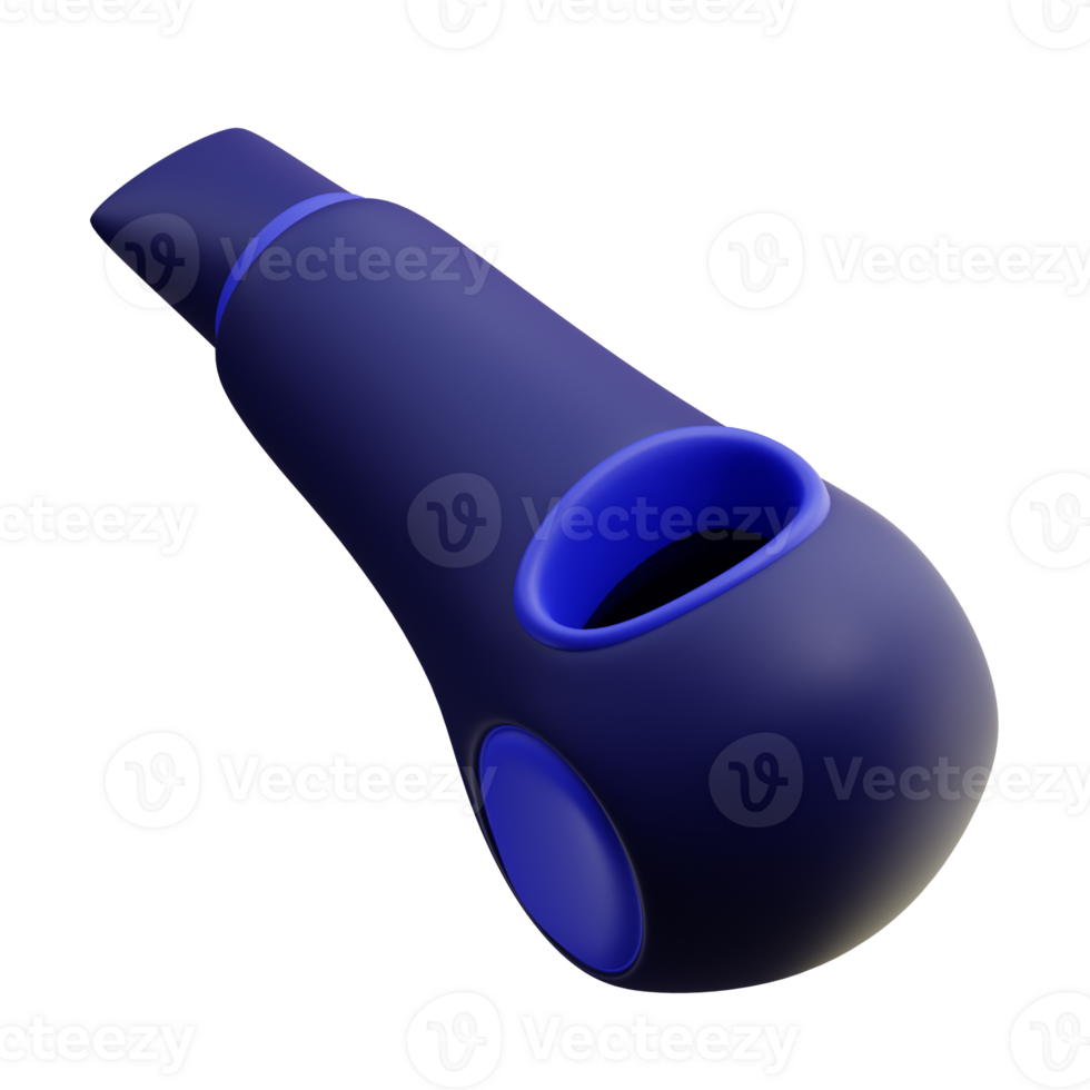 3d illustration of whistle png