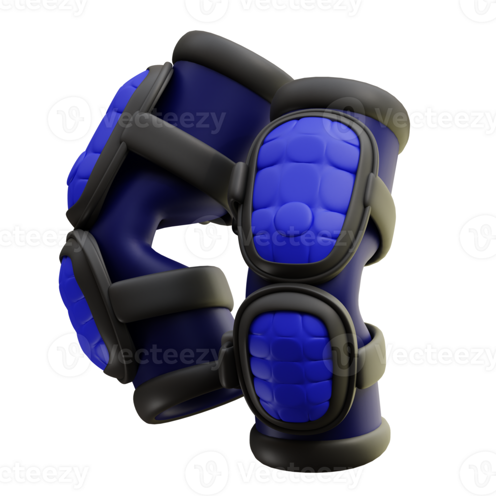 3d illustration leg guards png