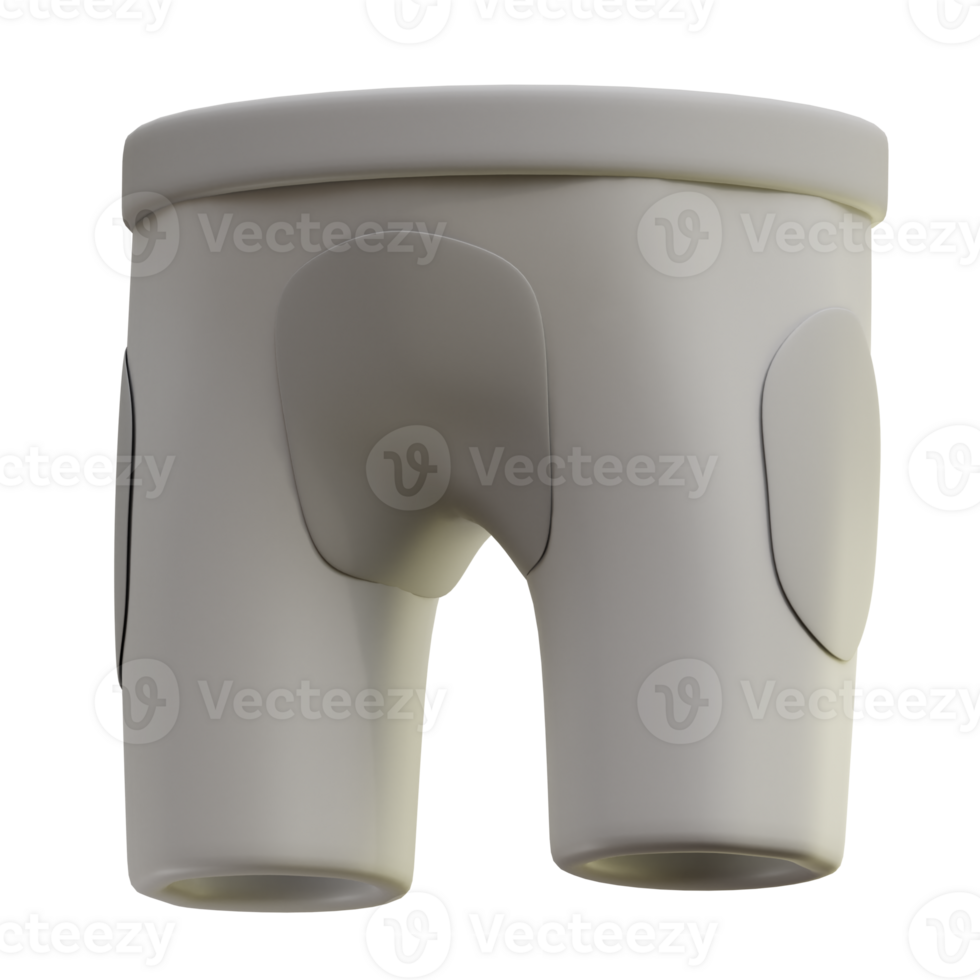 3d illustration of baseball pants png