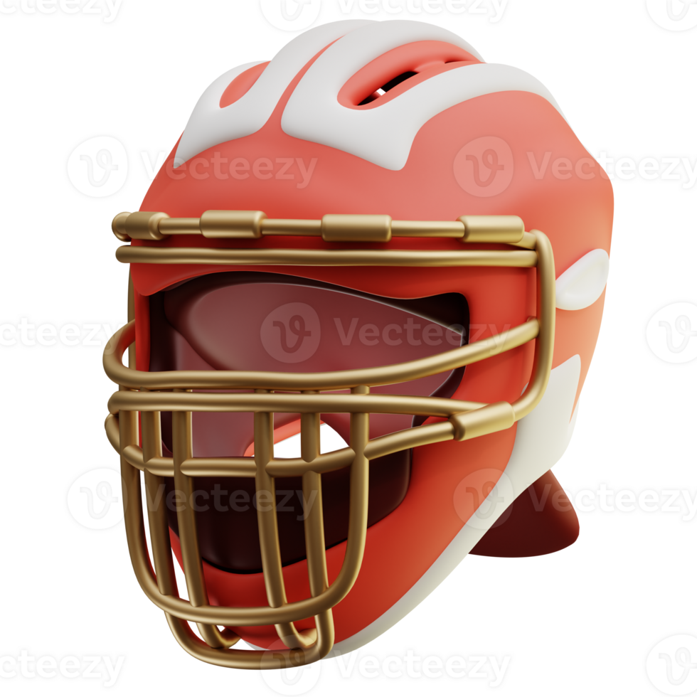 3d illustration Catcher's  Helmets png