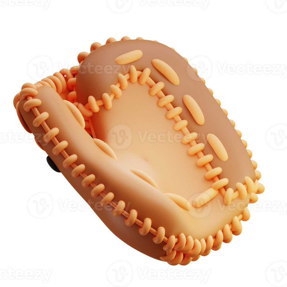 3d illustration First Baseman Gloves png