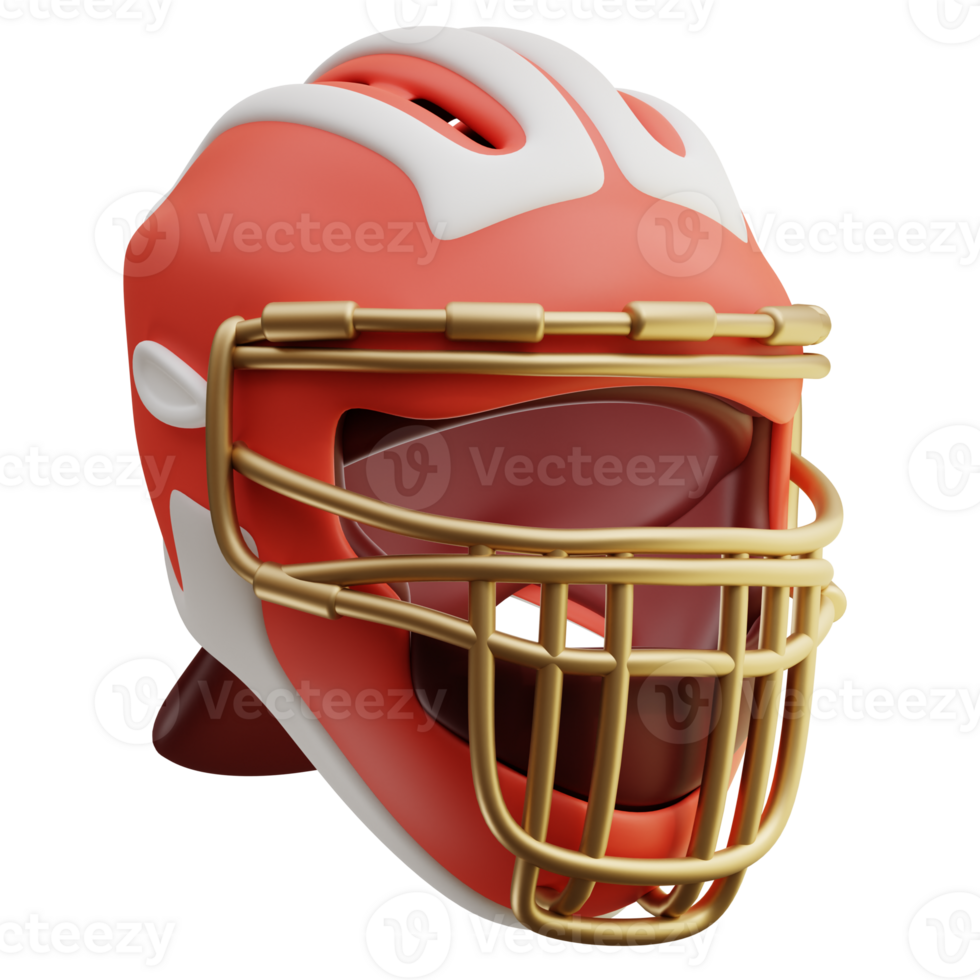 3d illustration Catcher's  Helmets png