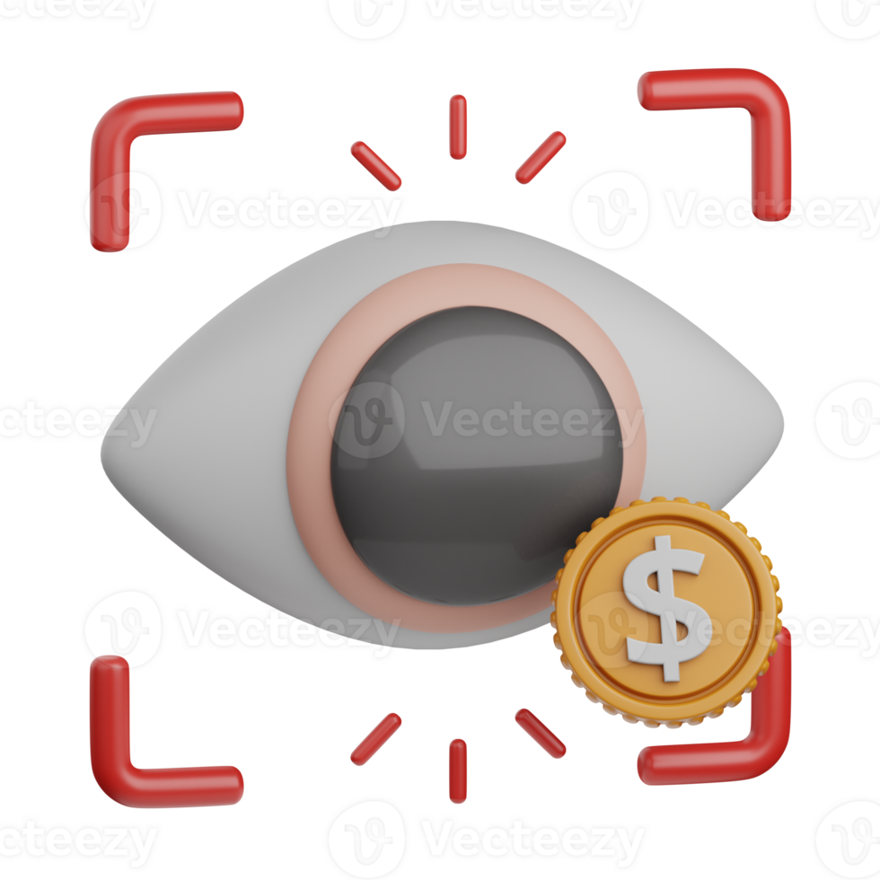 3d rendering pay per view isolated useful for seo, website,