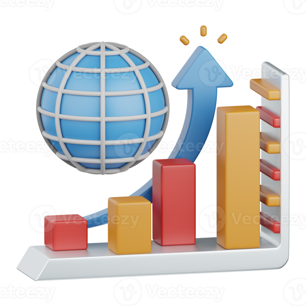 3d rendering web analytics isolated useful for seo, website, internet, optimization and other png