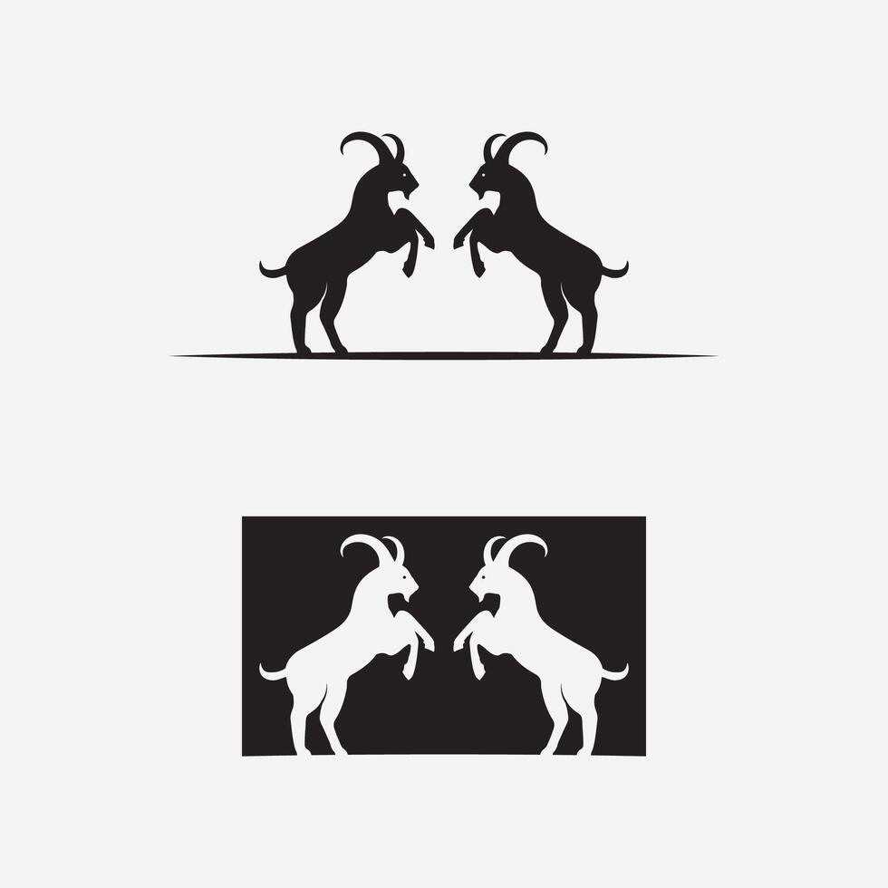 Goat Logo Template vector icon