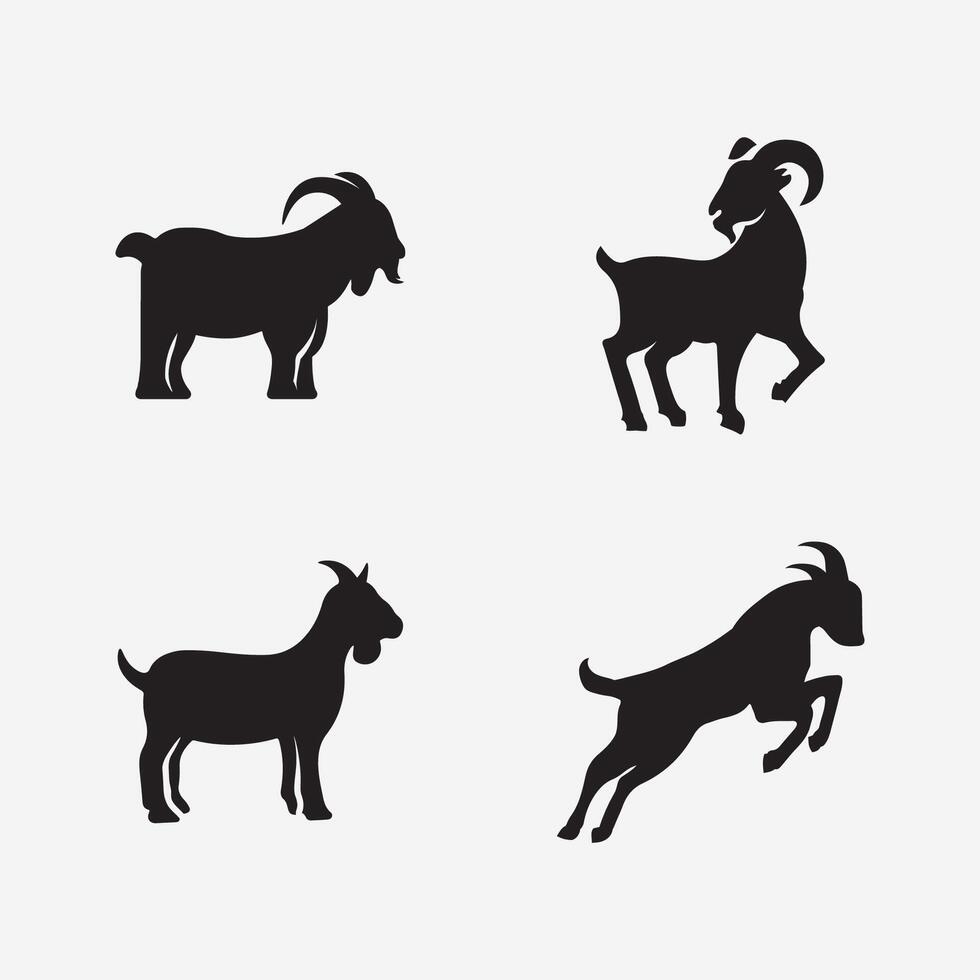 Goat Logo Template vector icon