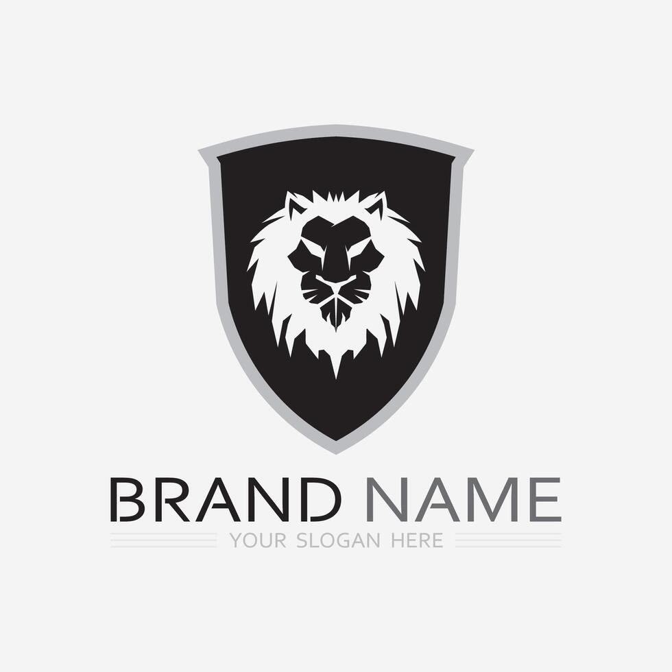 Lion Logo Template vector icon