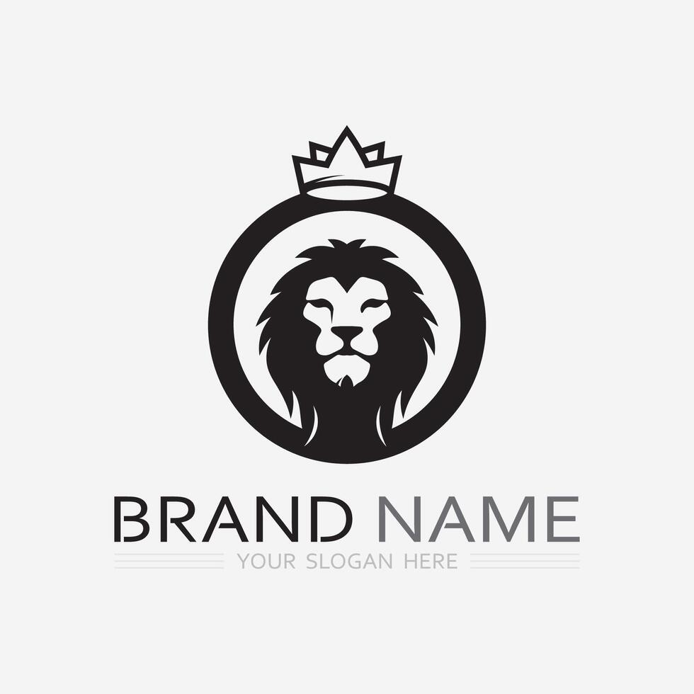 Lion Logo Template vector icon