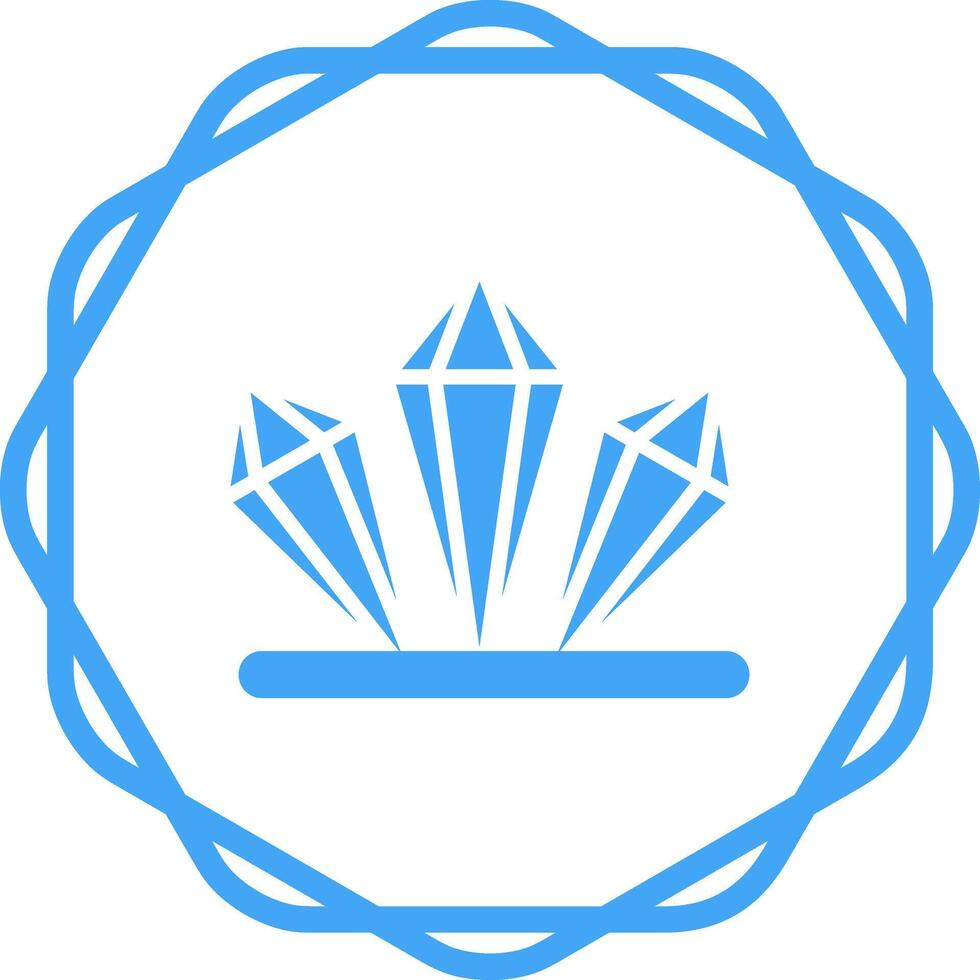 icono de vector de cristal