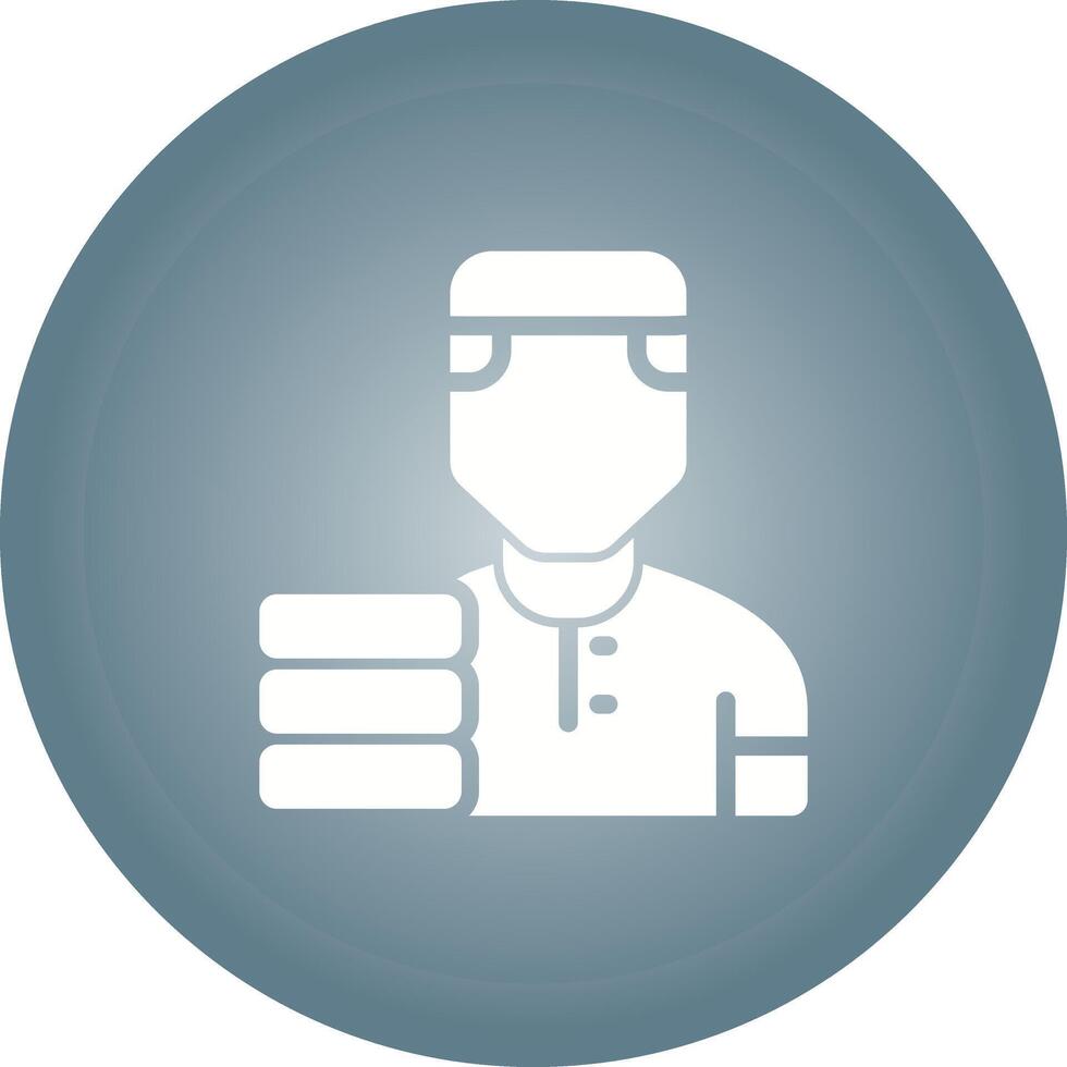 Delivery Man Vector Icon