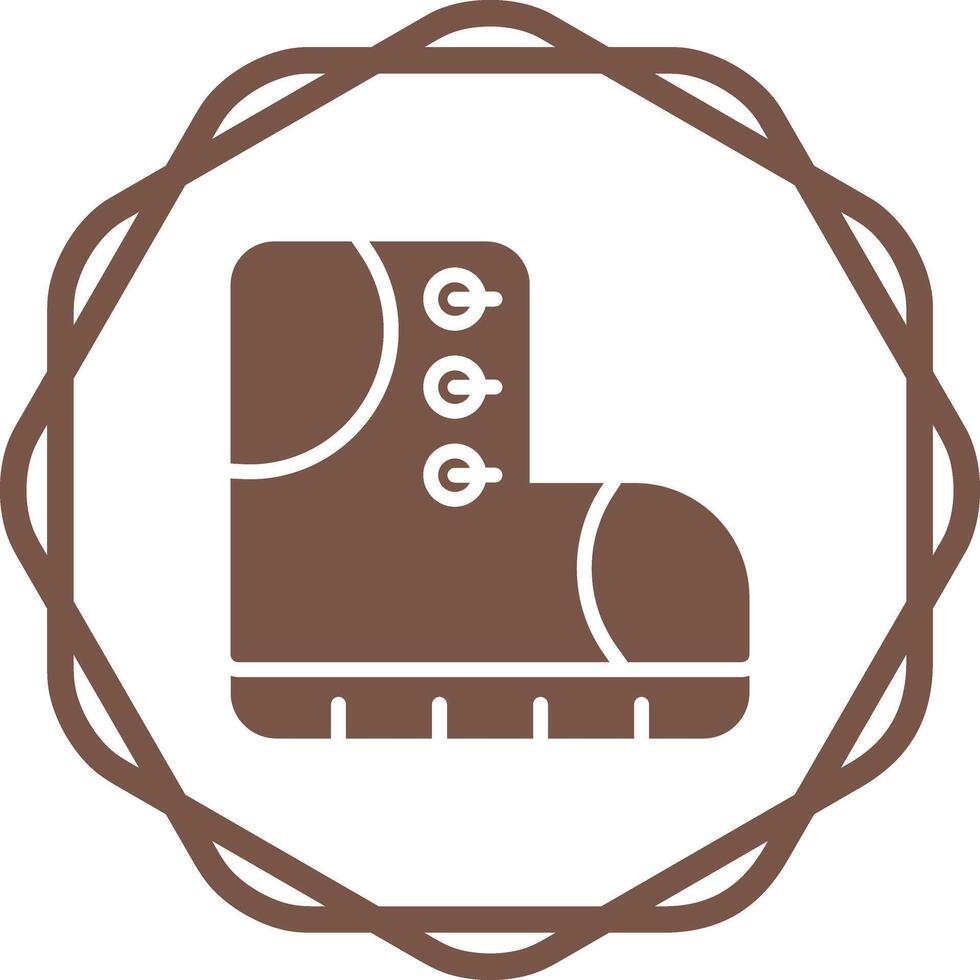 Electrical Work Boots Vector Icon