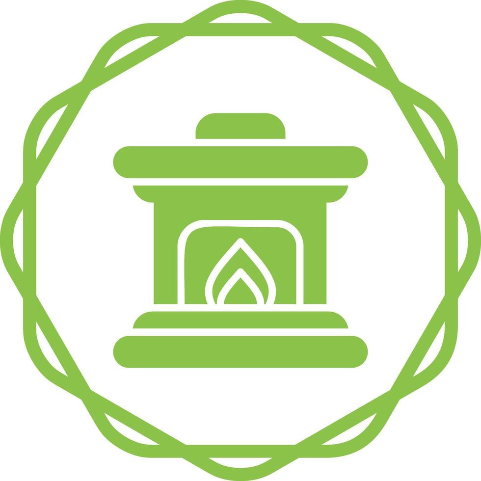 Fire Place Vector Icon