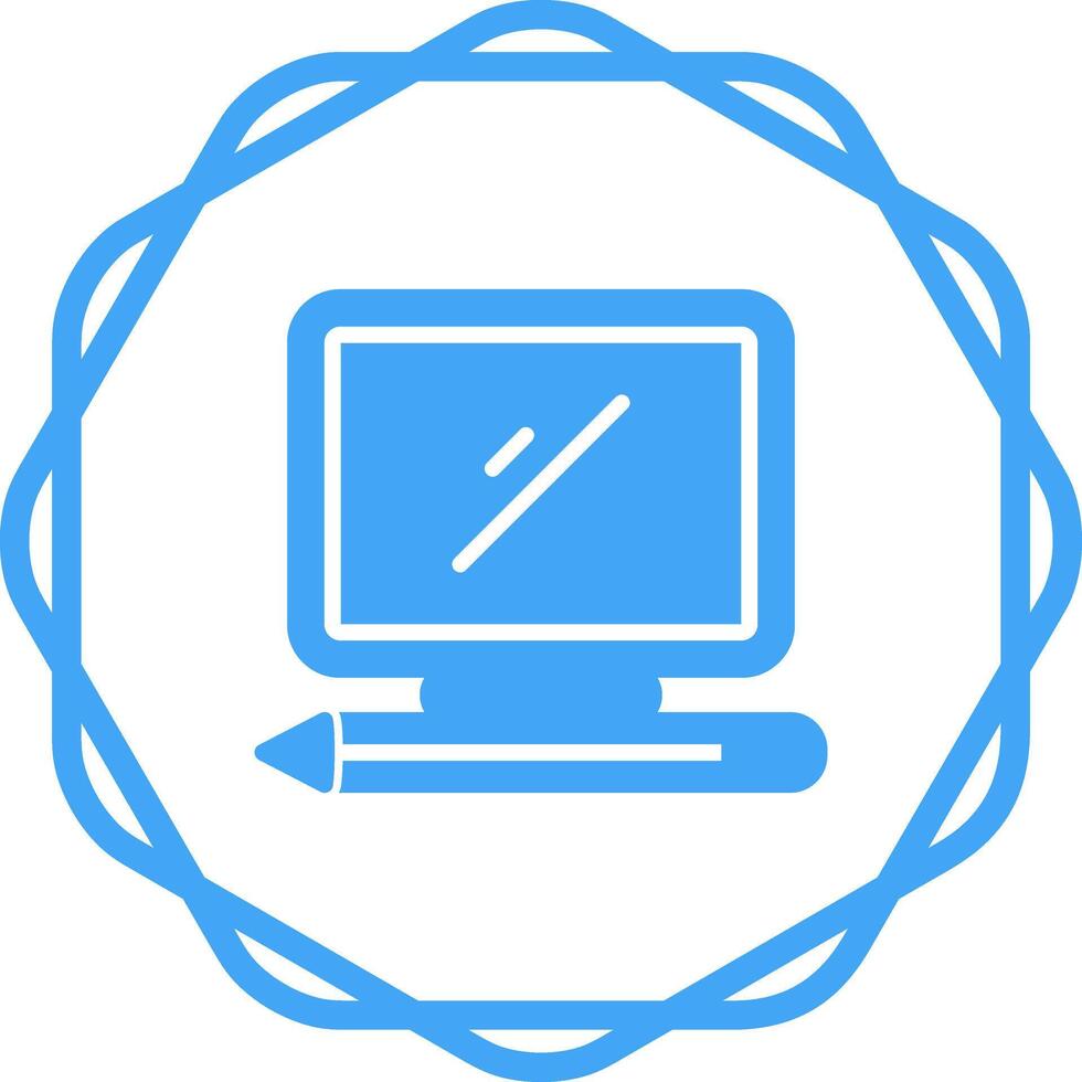 Desktop Computer Vector Icon