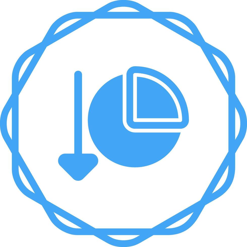 Chart Decreasing Vector Icon