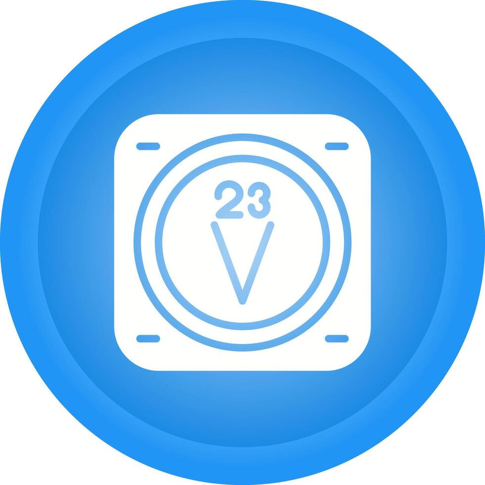 vanadio vector icono