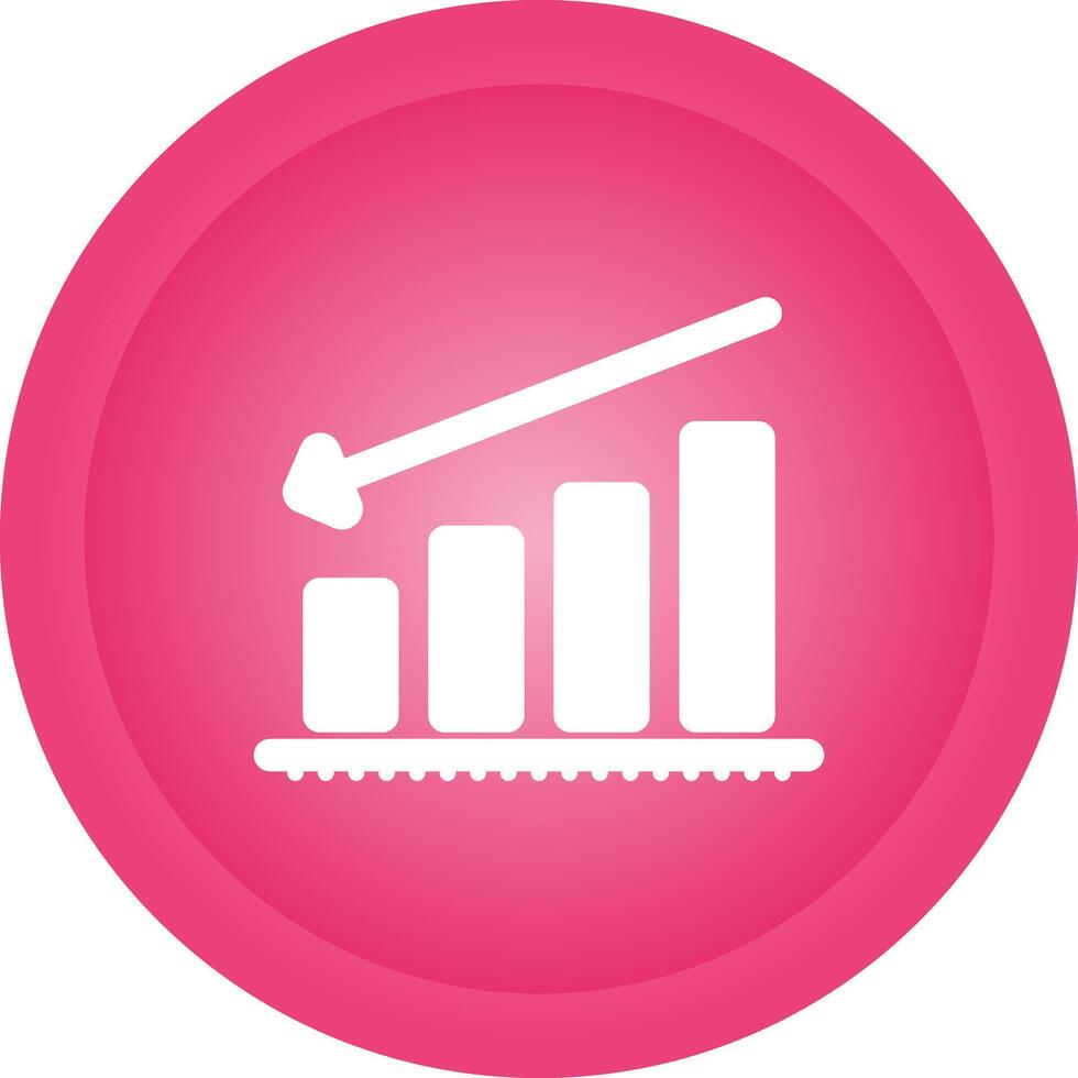 Chart Decreasing Vector Icon