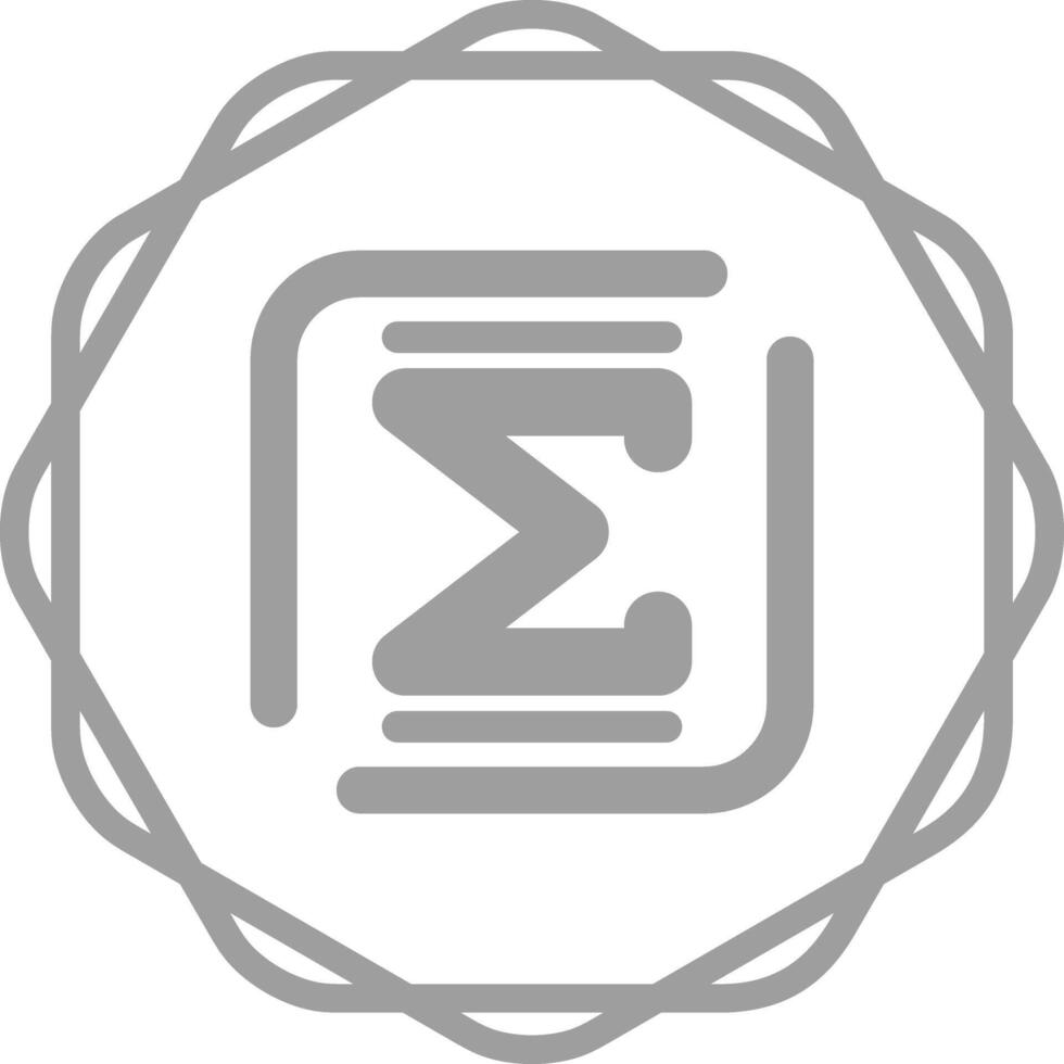 Summation Vector Icon