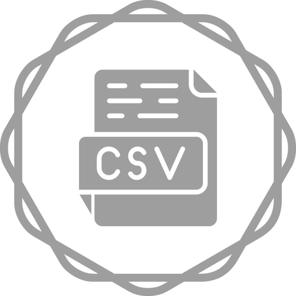 CSV Vector Icon