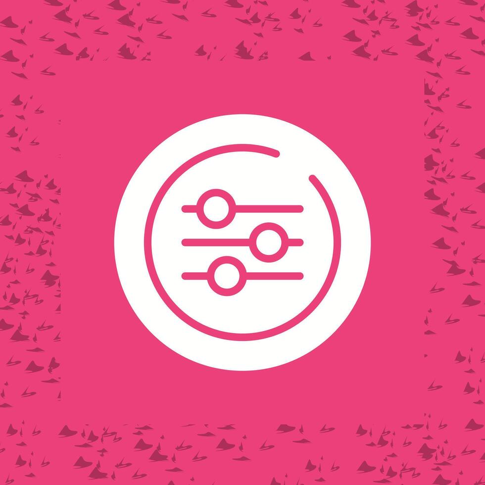 Equalizer Circle Vector Icon