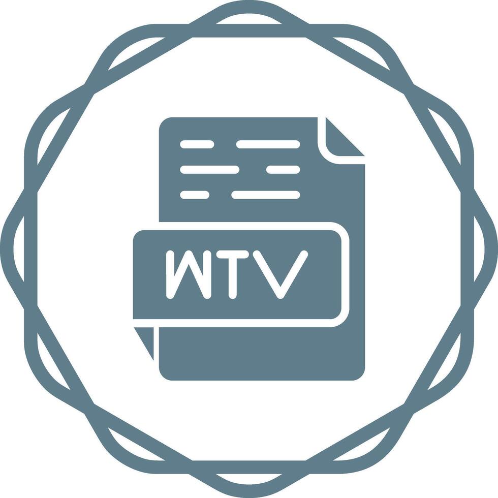 WTV Vector Icon