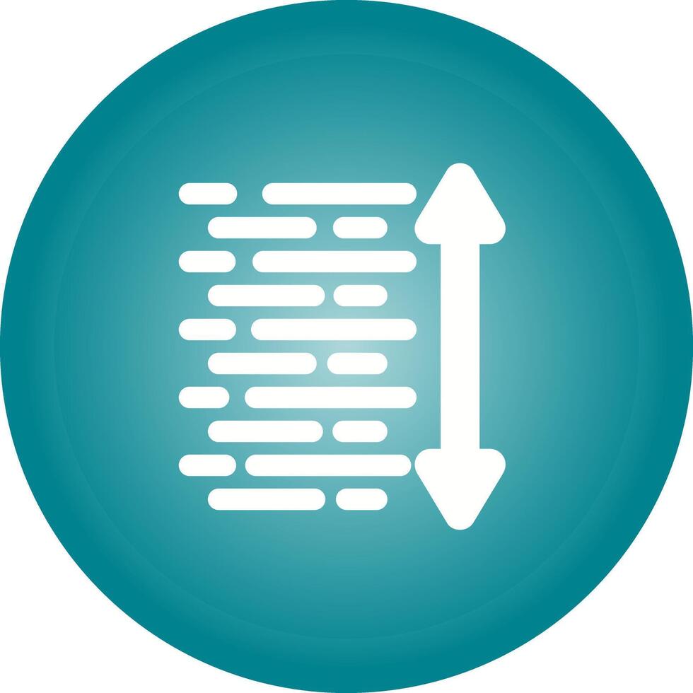 Line Spacing Vector Icon