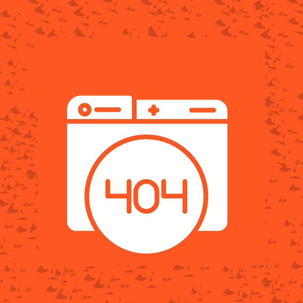 404 Error Vector Icon