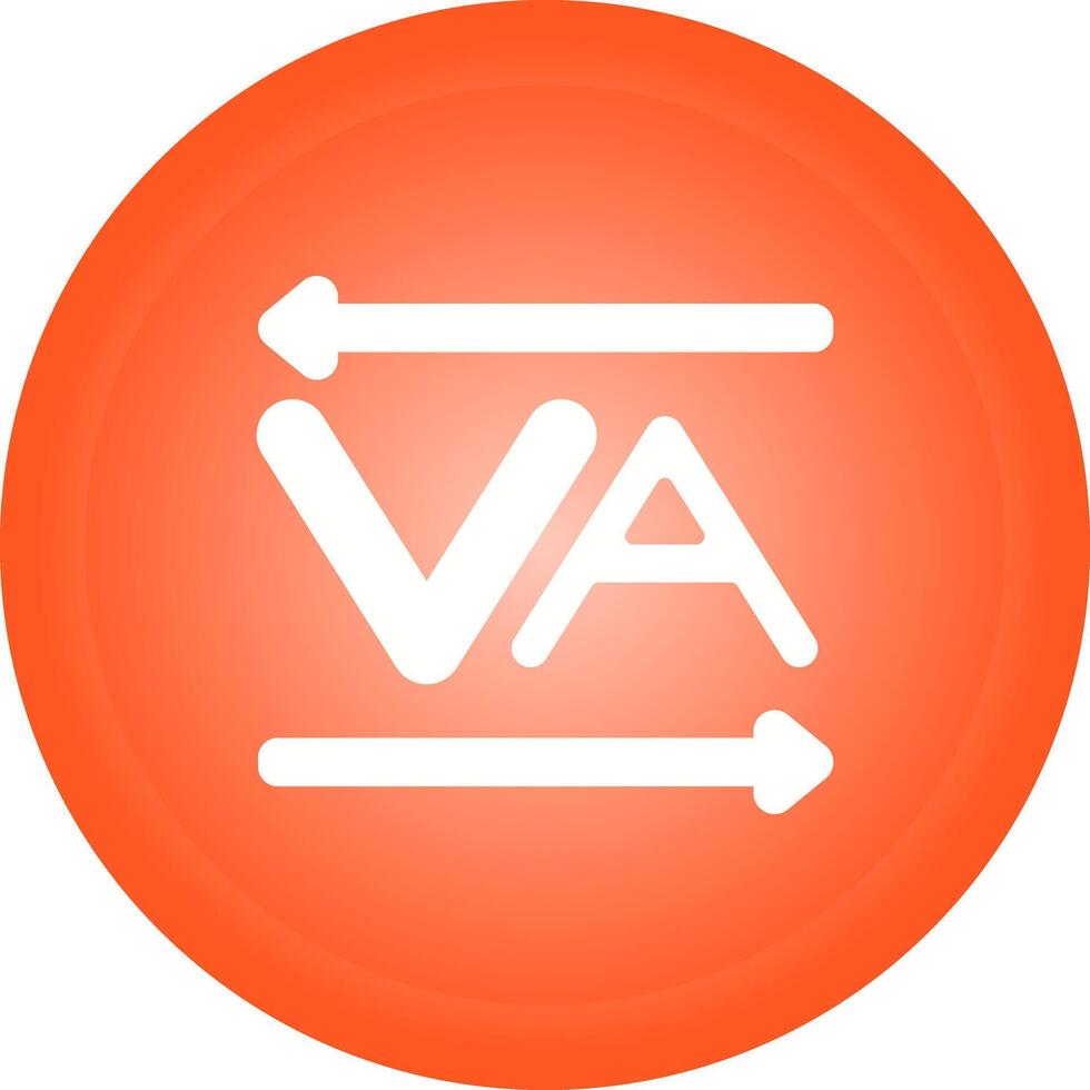 Kerning Vector Icon