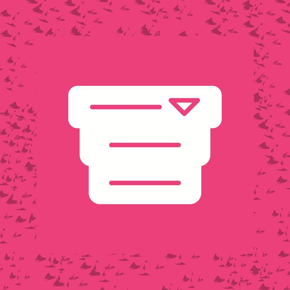 Drop Down Menu Vector Icon