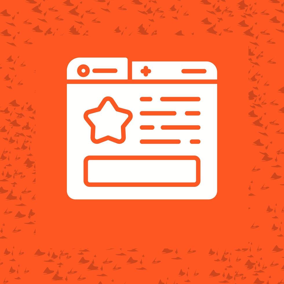 Favourite Page Vector Icon