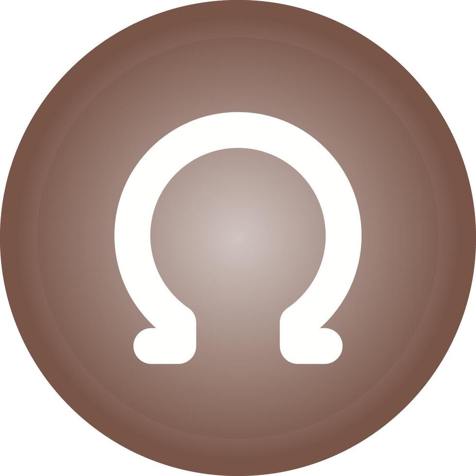 Omega Vector Icon